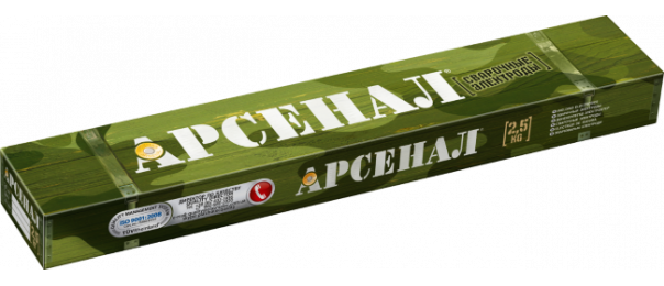 Электроды сварочные Арсенал МР-3, ф 3 мм (уп-2,5 кг) купить с доставкой в Серпухове